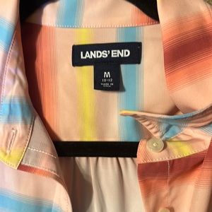 Women’s lands end button up size medium